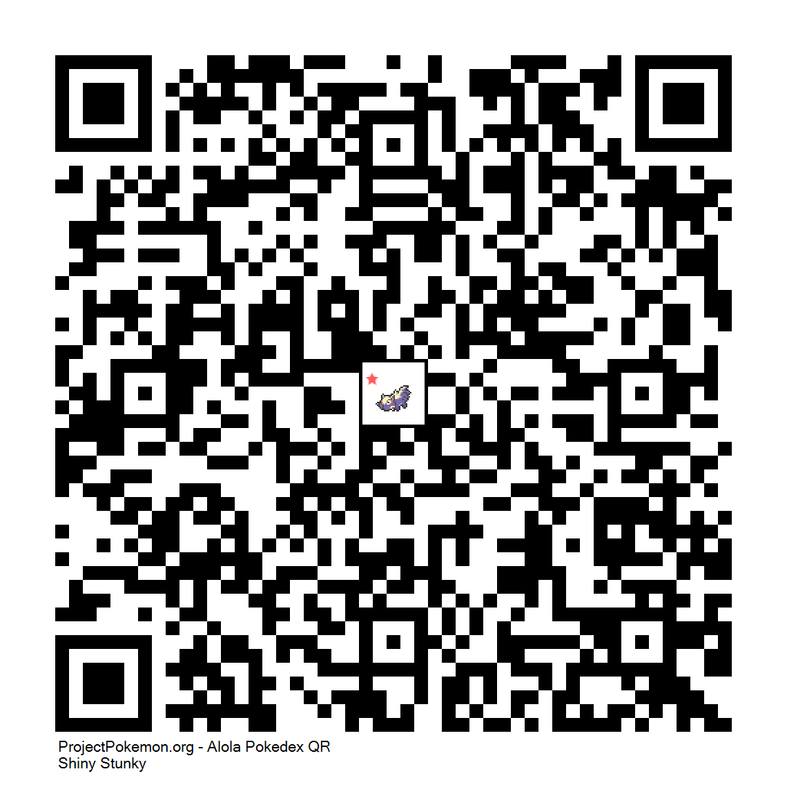 Cdigo QR de Stunky variocolor